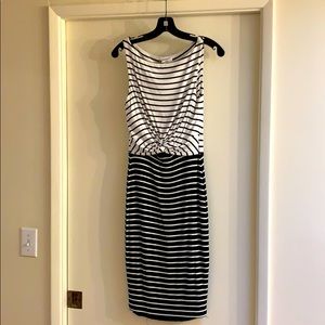 Bailey 44 Striped Fitted Dress